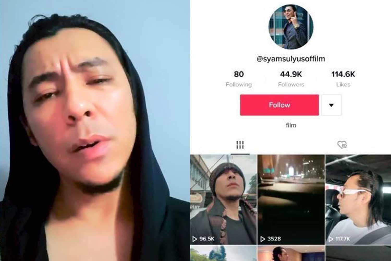 "Saya hanya ada Instagram, bukan Tiktok saya tu" - Syamsul Yusof