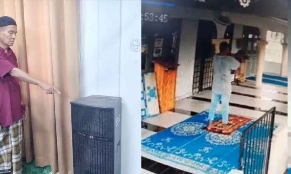 Tindakan Lelaki Ini Pura Pura Solat Akhirnya Terbongkar Niat Sebenar Nak Curi Speaker Masjid